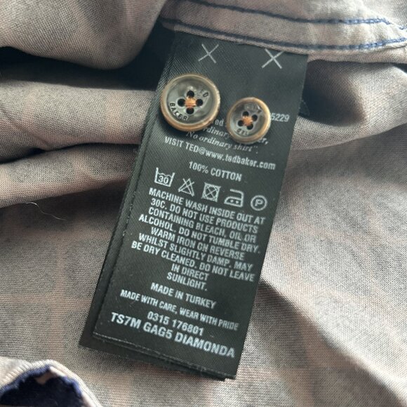 Ted Baker DIMONDA Diamond Shirt ASO Alec Lightwood - Picture 9 of 10